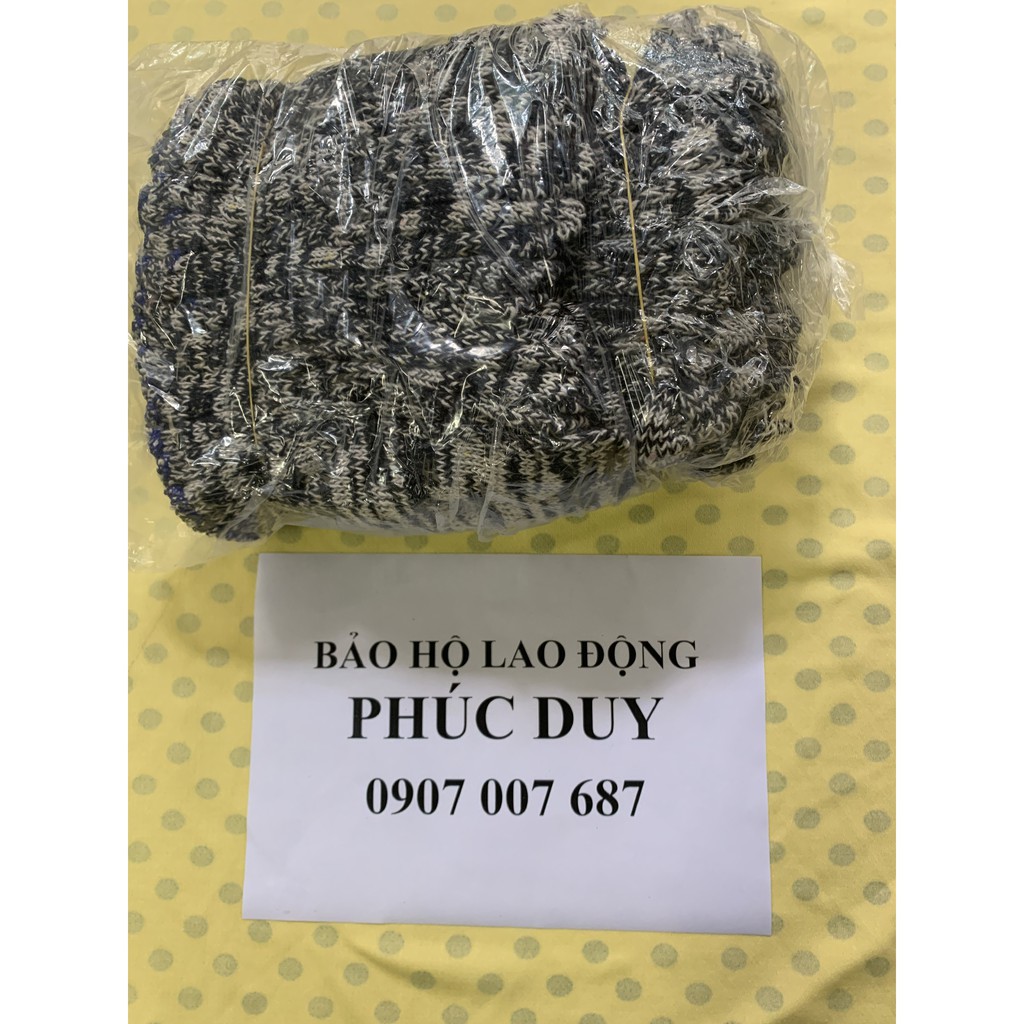 GĂNG TAY BẢO HỘ LAO DỘNG XÁM 60G - COMBO 10 ĐÔI