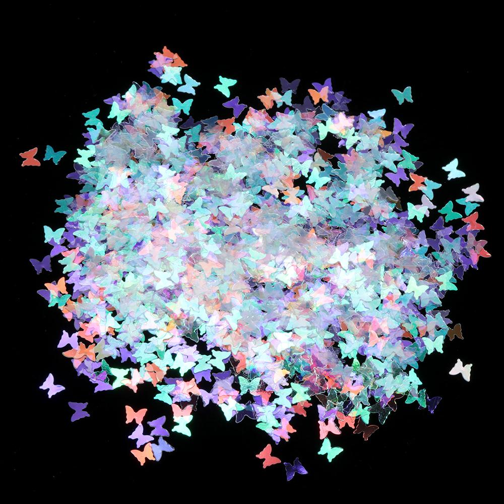 FUTURE Kim Sa Hình Bướm Nhiều Màu Đính Móng Nghệ Thuật