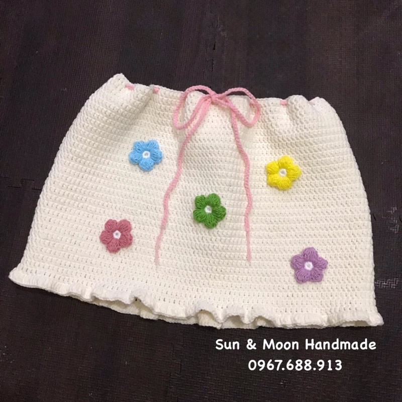 Set bikini len móc cho nữ . kèm feedback của khách