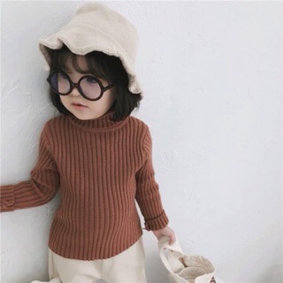 Freeship 99k TQ_Áo len cổ lọ trẻ em