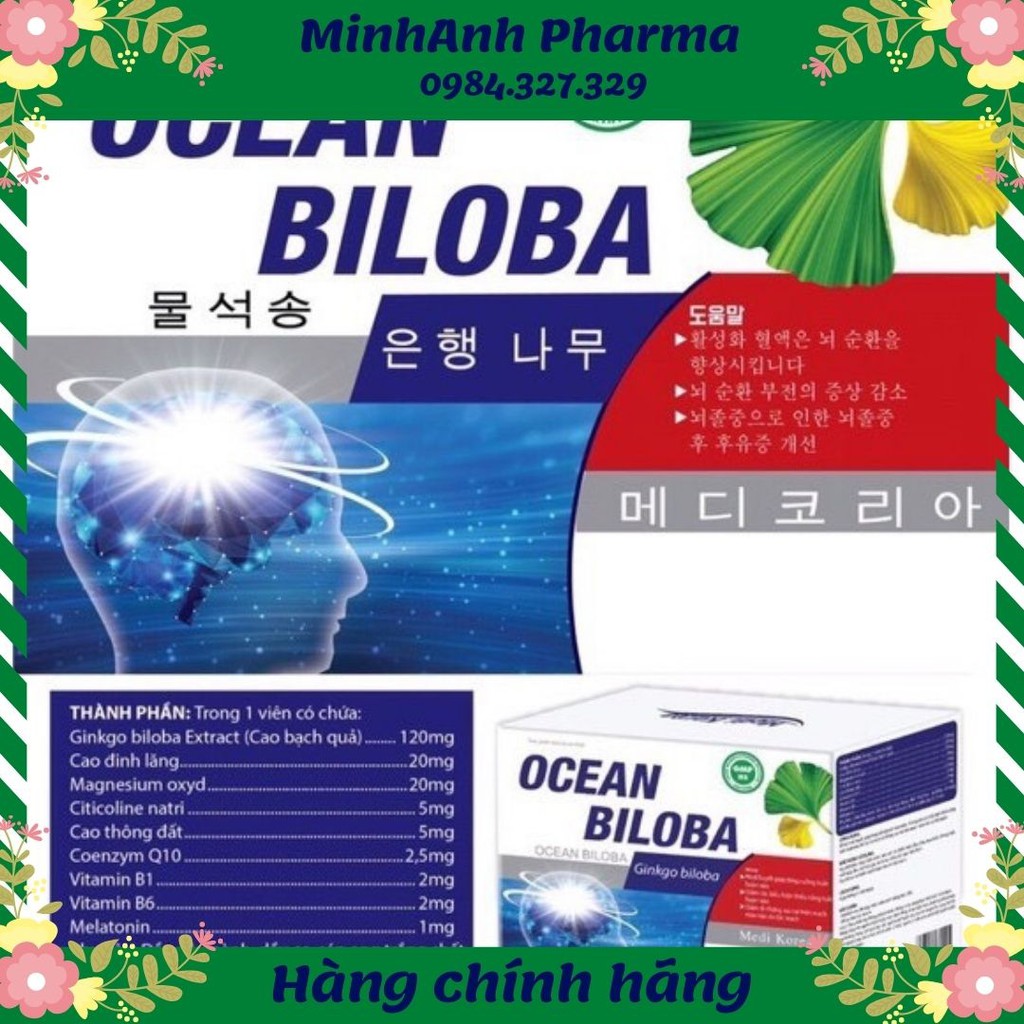 Viên sủi Dưỡng não OCEAN BILOBA