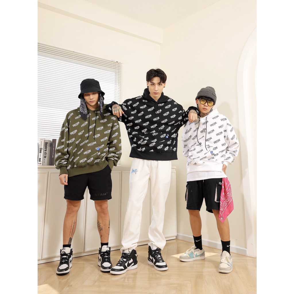 Áo Hoodies Nỉ Mùa Đông Form Rộng Gonzzone - 5 Màu | BigBuy360 - bigbuy360.vn