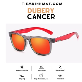 Kính râm phân cực Dubery - Cancer - Đỏ trong