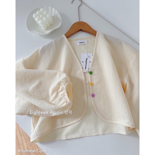Áo cardigan Summer 18made ✿ 𝐁𝐲 𝐄𝐢𝐠𝐡𝐭𝐞𝐞𝐧 𝐀𝐠𝐚𝐢𝐧