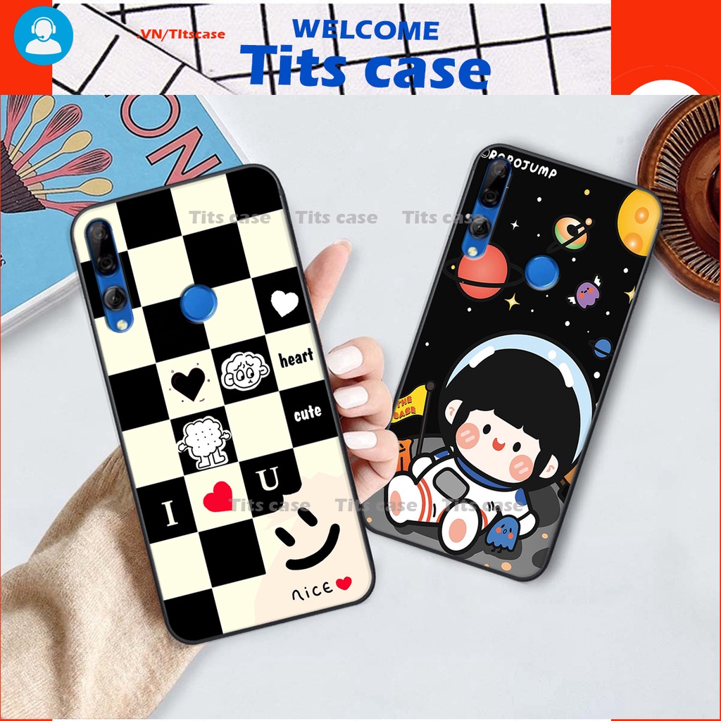 Ốp lưng Huawei Y9 PRIME 2019 in hình bò sữa, gấu be@r, cute cực  ĐỈNH -  cực CHẤT-  cực COOL
