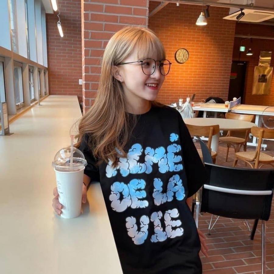 Áo thun unisex ngắn tay không cổ ADLV Rainbow Cloud - Bộ sưu tập áo phông adlv cầu vồng thời trang cá tính | BigBuy360 - bigbuy360.vn