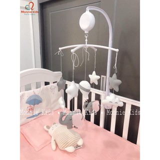 Đồ Chơi Treo Cũi 𝗵𝗮𝗻𝗱𝗺𝗮𝗱𝗲 MonMon Có Phát Nhạc
