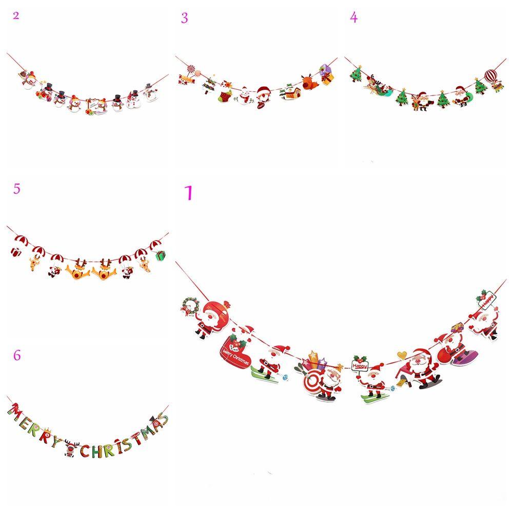 Dây Cờ Treo Trang Trí Cây Thông Noel Lãng Mạn