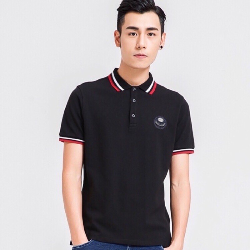 Sale áo phông nam cài khuy cổ dệt body lẻ size