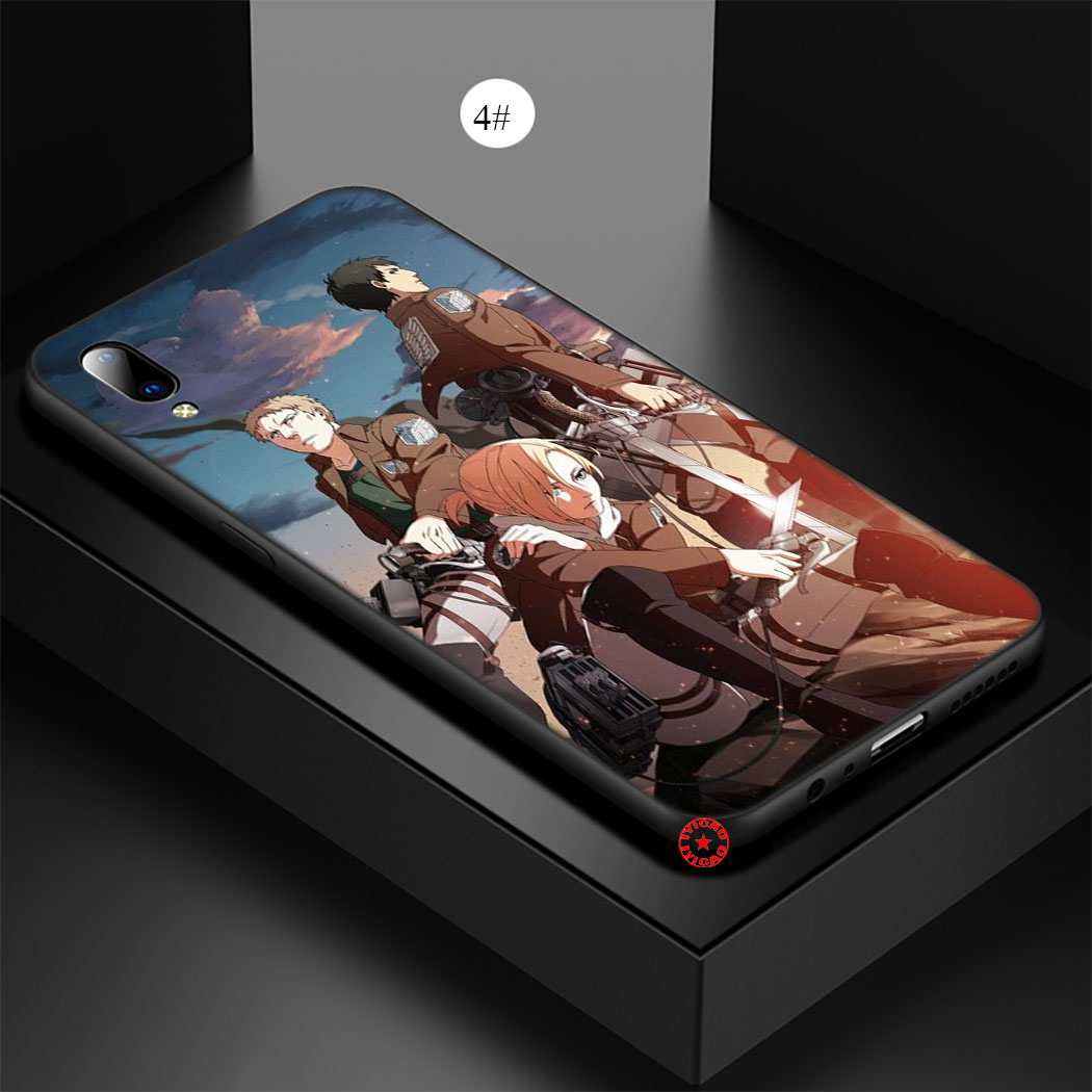 Ốp Lưng Điện Thoại Hình Anime Attack On Titan Dành Cho Xiaomi Redmi Note 5 6 7 Pro 4x Cp6