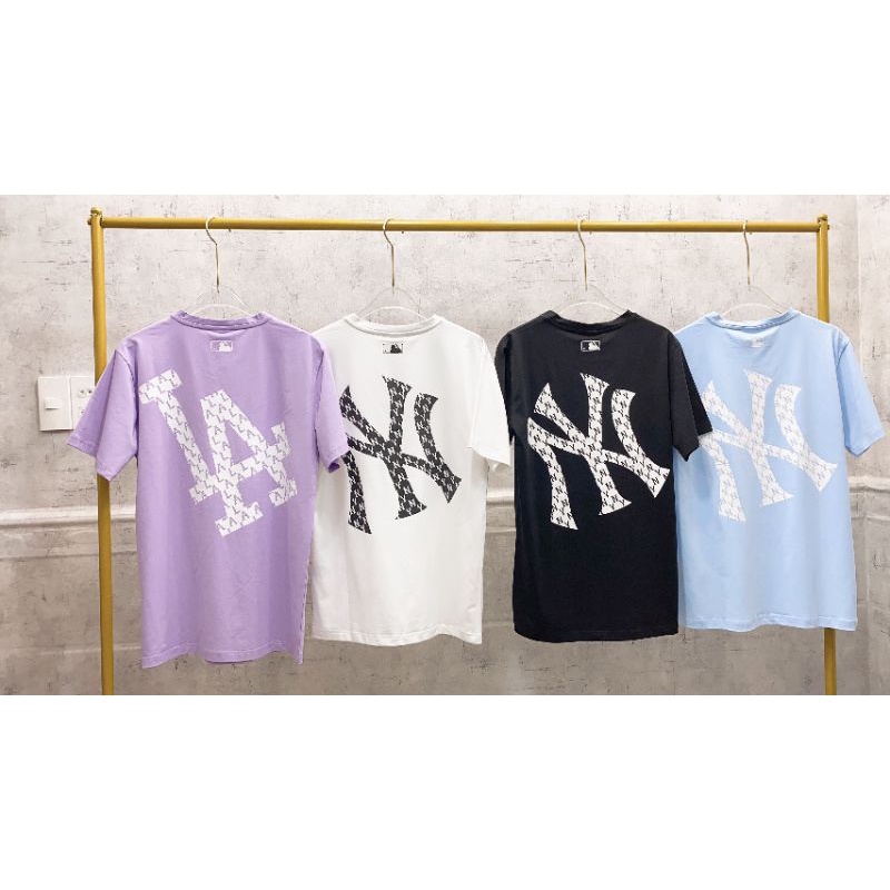 Áo phông Unisex nam nữ in chữ NY xuất dư full tag