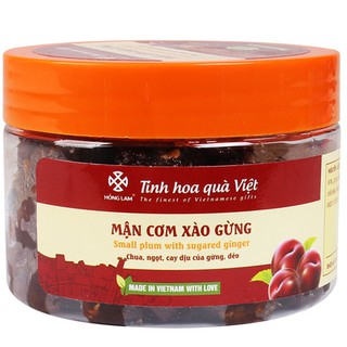 Ô mai Hồng Lam mận cơm xào gừng 200gr