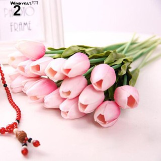 Hoa Tulip Giả Bằng Lụa Để Trang Trí