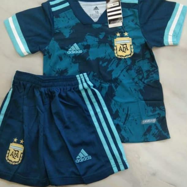 Áo Thun Bóng Đá Đội Tuyển Argentina 2019 / 2020 Cho Bé