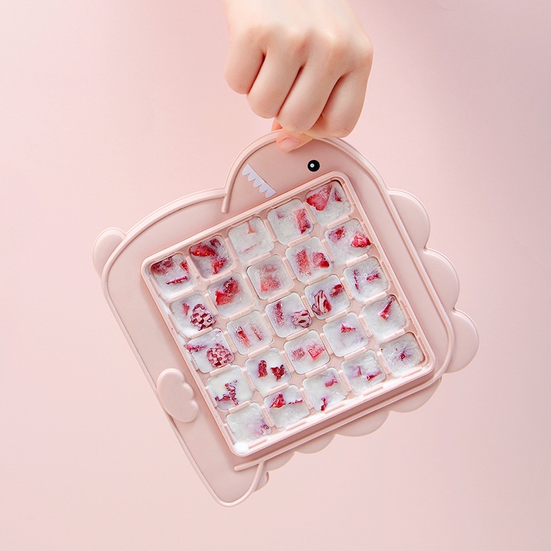 Khuôn làm kem 25 ô, làm đá, rau câu hình thú dễ thương - Khuôn kem