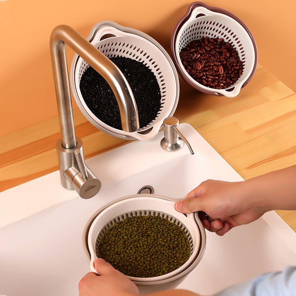 JARRED Dụng Cụ Lọc Nước Trái Cây Tiện Lợi ​ Rổ Rửa Rau Củ Quả Bằng Nhựa