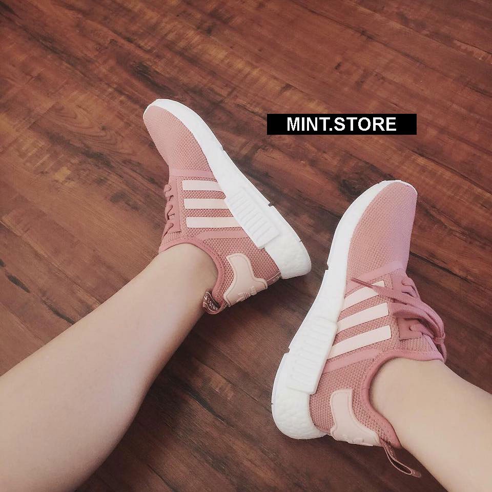 NEW CTY [FreeShip] [Xả Giá Sốc]. (Video cận cảnh) Giày Sneaker NMD Raw Pink uy tín P new . HOT