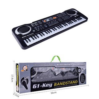 Đàn piano đàn điện tử 61 phím kèm mic cho bé đàn organ