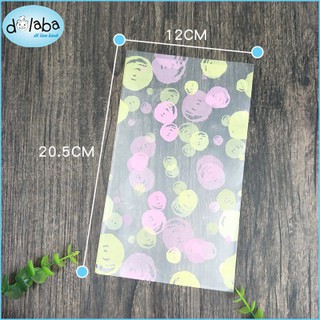Dolaba - Túi đựng bánh quy hình tròn xanh hồng