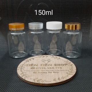 Lọ nhựa pet dược trong 150ml nắp vặn