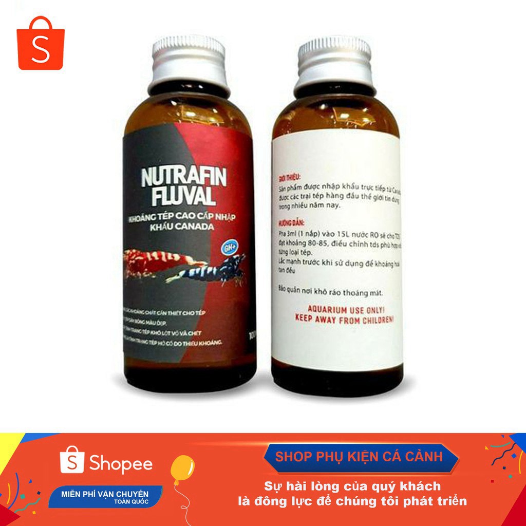 Khoáng Tép ❤️FREESHIP❤️ khoáng tép Nutrafin Fluval 100ml