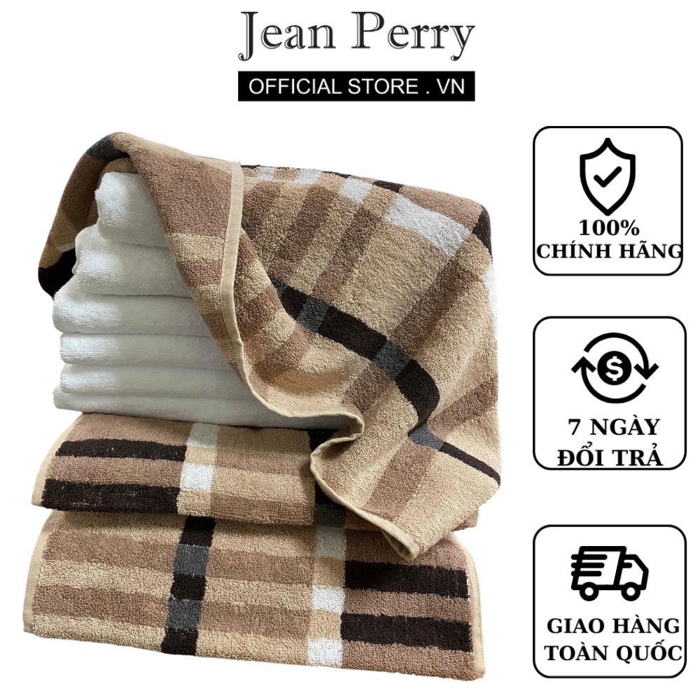 Khăn tay Cotton Jean Perry Checkered 33x78cm