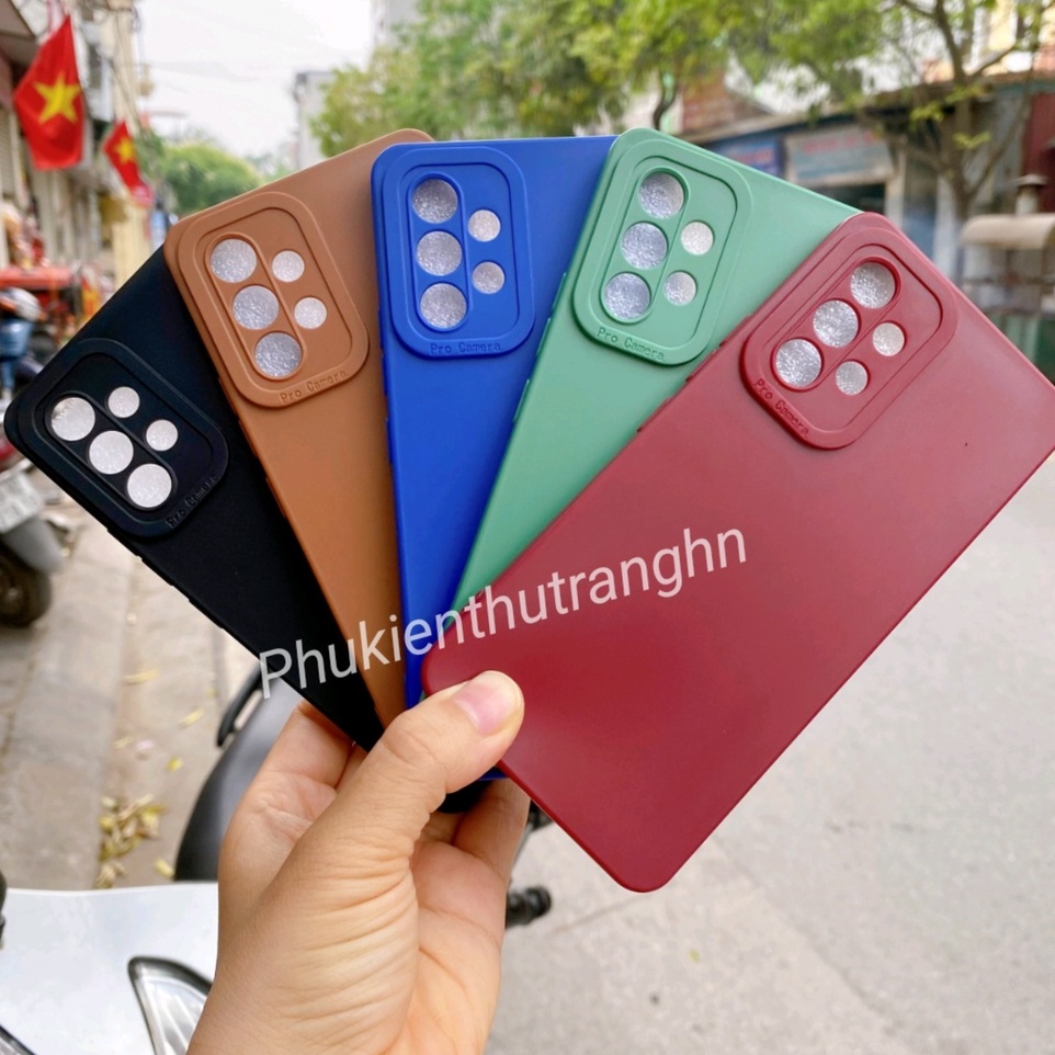 Ốp dẻo màu trơn Samsung A13 4G/ A33 5G/ A53 5G có gờ bảo vệ camera