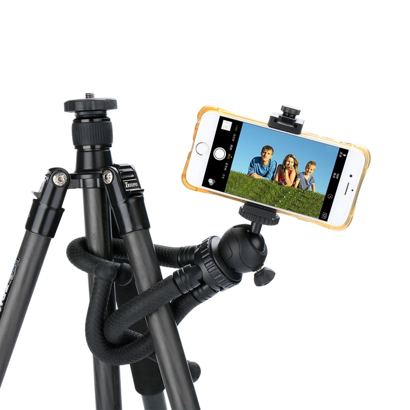 Ulanzi MT-04-295mm Mini Điện thoại di động linh hoạt Octopus protable Desktop Tripod cho Iphone 7 cho Huawei cho camera GoPro