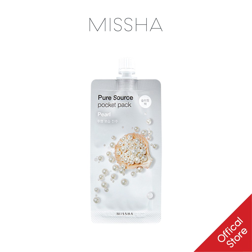 [Mã COSDEP -8% ĐH250k]Mặt Nạ Ngủ Làm Dịu Da, Giảm Mụn Missha Pure Source Pocket Pack 10ml