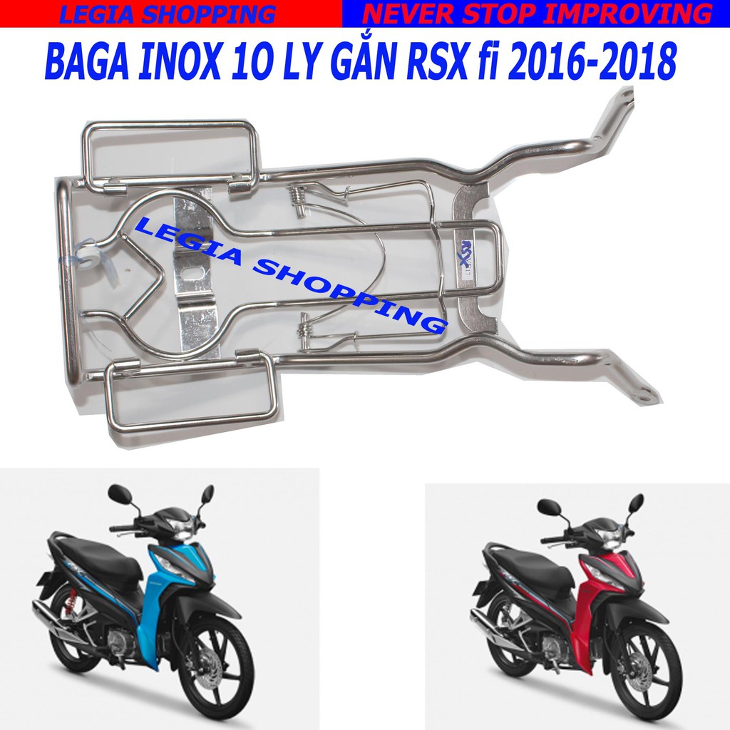 BAGA INOX 10LY GẮN WAVE RSX 2014-2019