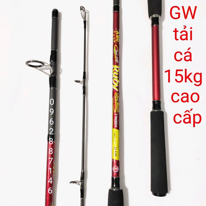 cần câu cá GW 3m tải cá 15kg siêu khỏe