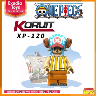 Xếp hình Minifigure One Piece  Nhân vật bác sĩ Tony Tony Chopper - Đồ Chơi Lắp Ghép Sáng Tạo - KORUIT XP120
