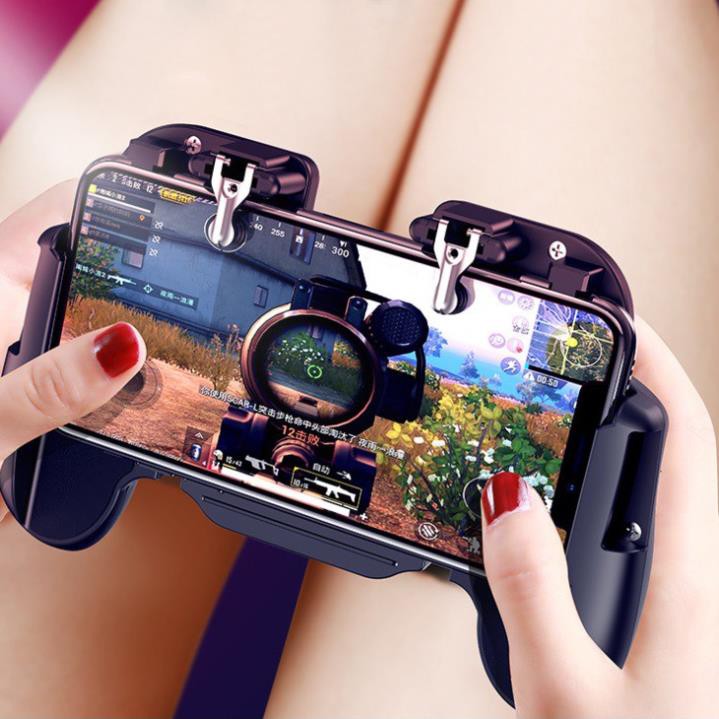 Tay Cầm Game H5II QUẠT TẢN NHIỆT Chơi Pubg, Ros, Free Fire Controller, LIÊN QUÂN mã H5II Mều shop