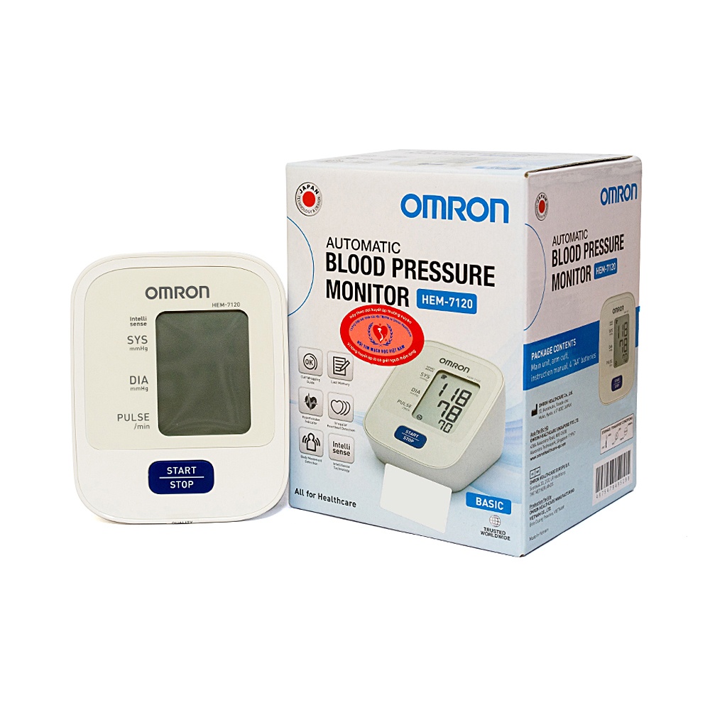 Máy đo huyết áp Omron giá tốt nhất, bảo hành 5 năm chính hãng