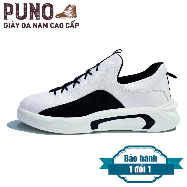 [Giá Xả Kho] Giày Thể Thao Nam GT03 - Giày Da Sneakers Trắng Nam Đế Siêu Nhẹ | BigBuy360 - bigbuy360.vn