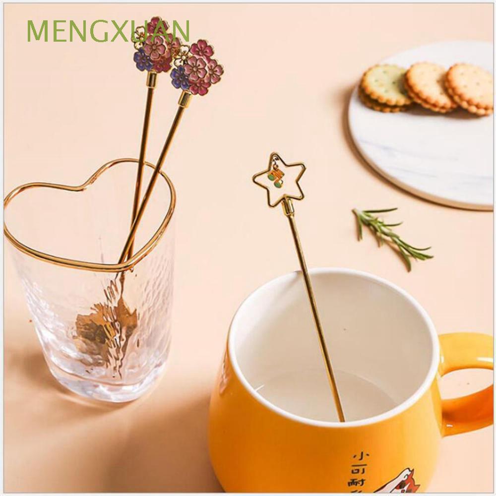 Muỗng Uống Cà Phê Hình Ngôi Sao Bằng Thép Không Gỉ