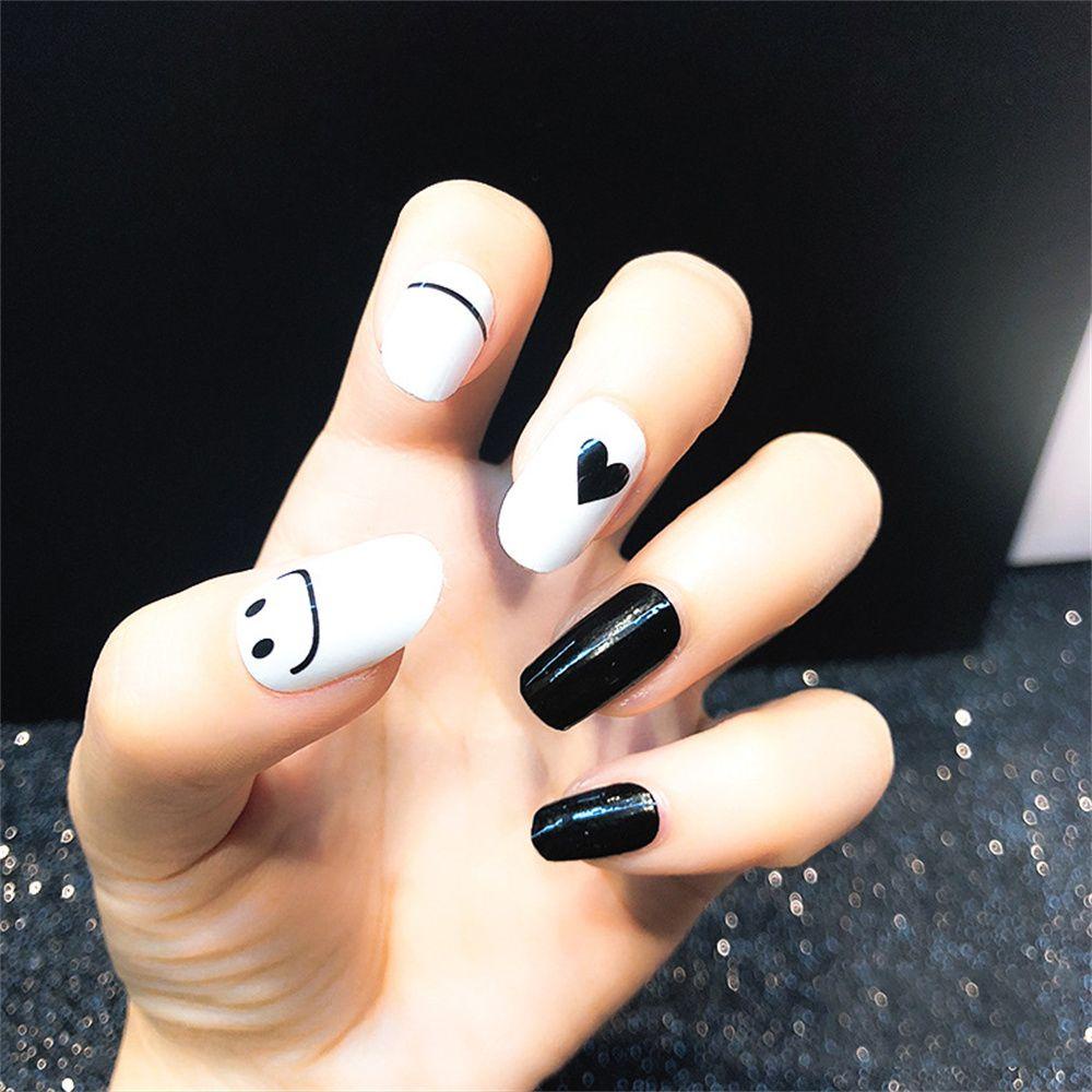 Sơn Móng Tay Tự Dính Che Phủ Toàn Diện Họa Tiết 3D