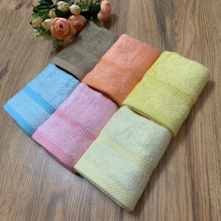 Combo 5 khăn mặt sợi tre siêu mềm UCHIBABY lỗi nhỏ