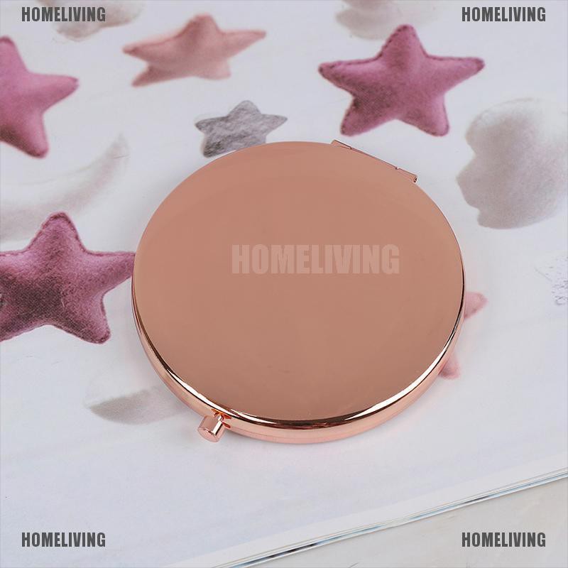 Gương Trang Điểm Gấp Gọn Bỏ Túi Bằng Hợp Kim Phong Cách Vintage