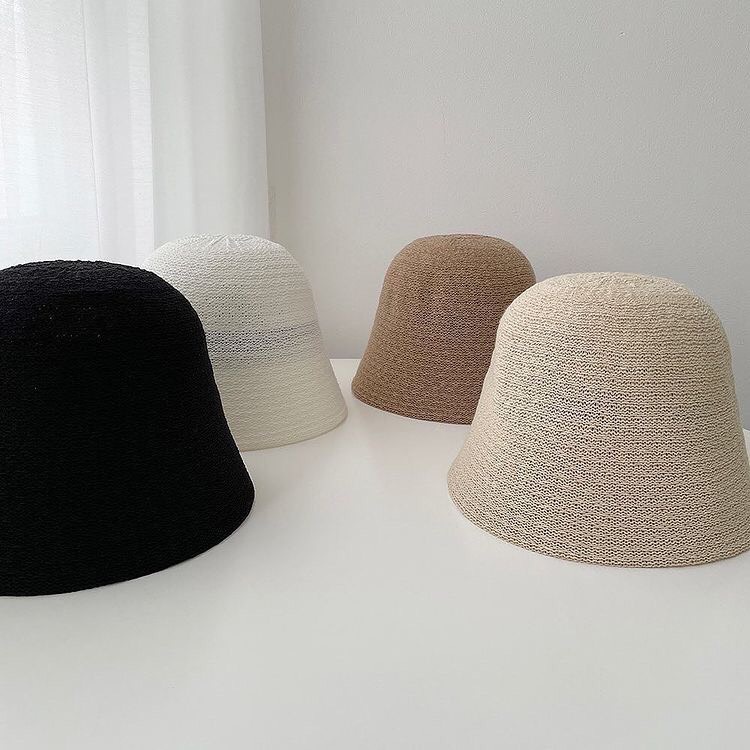 NÓN BUCKET, MŨ XÔ VẢI CÓI HÀN QUỐC CAO CẤP, PHONG CÁCH HÀN QUỐC CHO NỮ ESIS