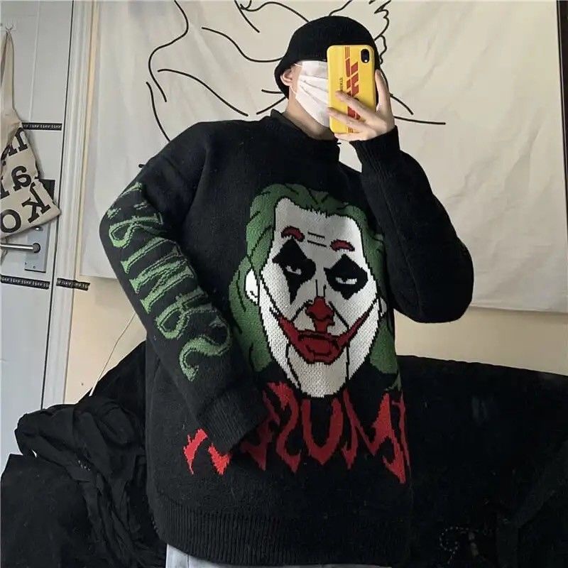 (Order) Áo len nam nữ Joker ulzzang unisex 🥰 áo sweater dáng rộng 😛 | WebRaoVat - webraovat.net.vn