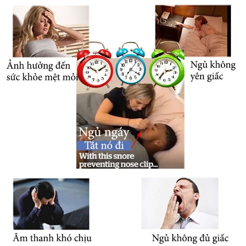 Dụng Cụ Chống Ngáy Ngủ Cao Cấp 2 in 1 Thiết bị chống ngáy ngủ - Lọc Không Khí Nhỏ Gọn Dùng Đeo Vào Mũi Nhẹ Nhàng