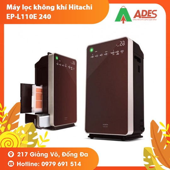 [Mã 154ELSALE2 giảm 7% đơn 300K] Máy lọc không khí Hitachi EP-L110E 240 (BR) 79m2 hiện đại- BH chính hãng 12 tháng