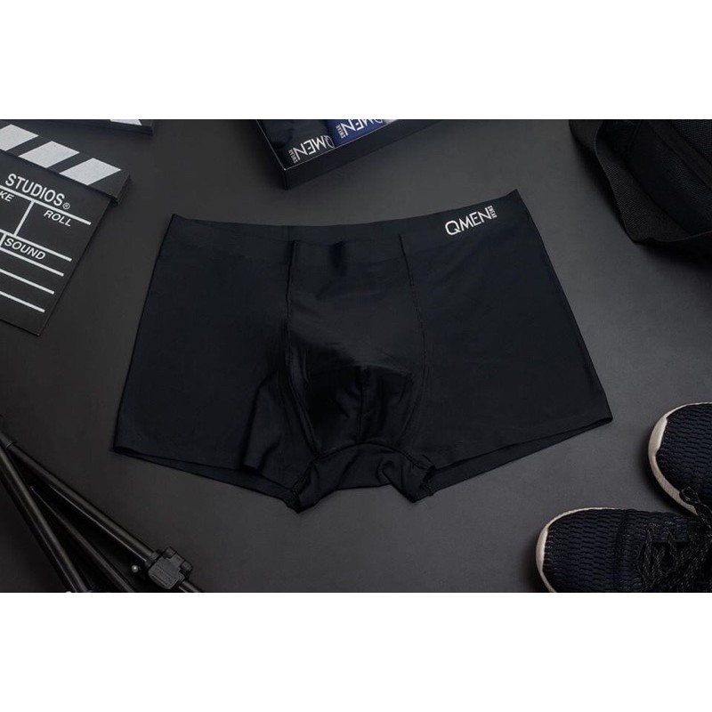 Quần Sịp Đùi Nam Su Đúc Không Viền Cao Cấp Chất Thun Lạnh Quần Boxer Không Đường May Co Giãn Siêu Thoải Mái - QMEN