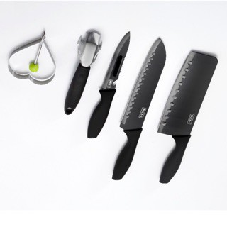 Bộ 5 Dao Thép của ĐỨC Siêu Bền Không Gỉ BUCK BLACK