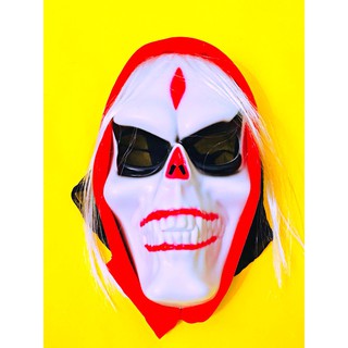 MẶT NẠ HÓA TRANG QUỶ CHÙM KHĂN ĐEN  E(M(19)