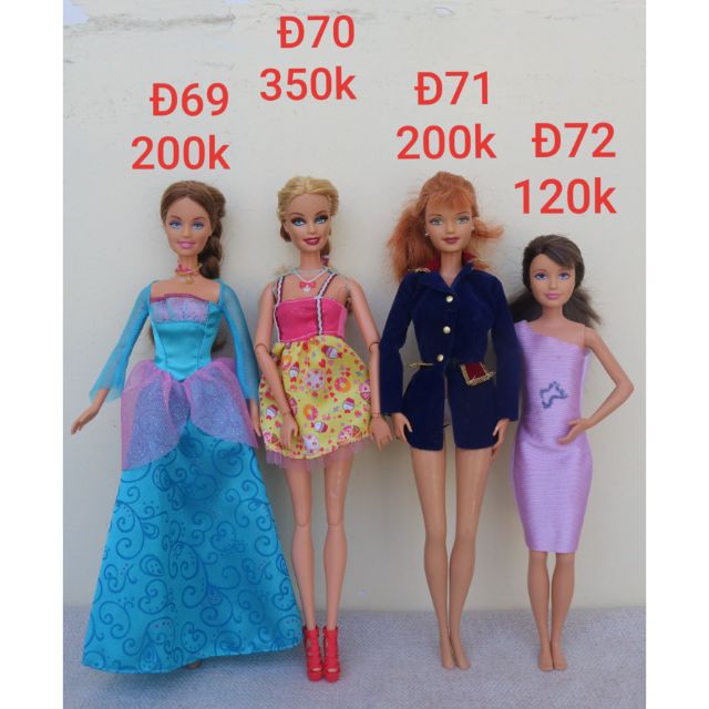 Búp bê barbie có đồ (  Đ69 _ Đ72 )