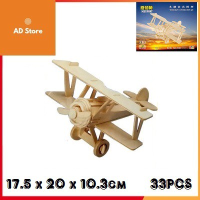 Đồ chơi lắp ghép gỗ 3D Máy bay Nieuport