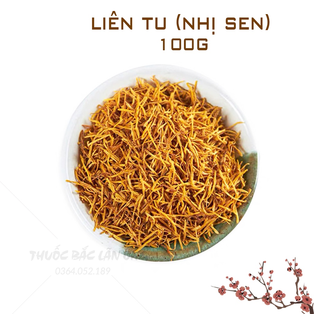 Liên tu 100g (Nhị hoa sen khô, hàng loại 1)