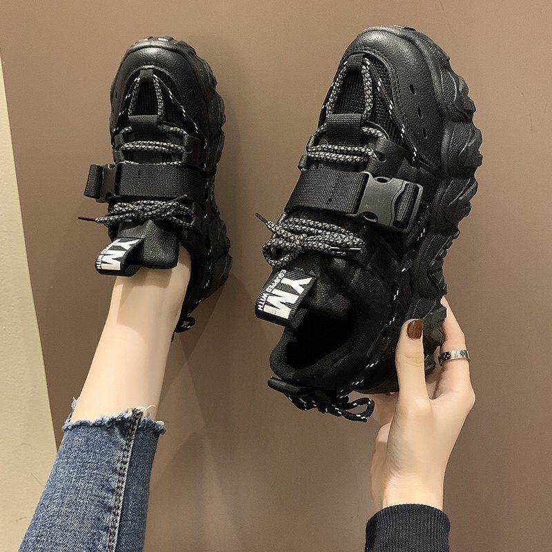 GIÀY THỂ THAO NỮ 1 MÀU. ĐẾ ĐỘN 5 PHÂN, KIỂU DÁNG SANG CHẢNH, CÁ TÍNH, ĂN CHƠI. | BigBuy360 - bigbuy360.vn